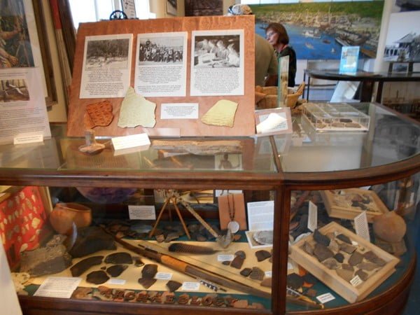 Display of tools at Carrabelle History Museum