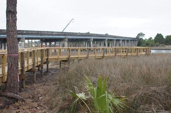 Fishig pier in Carrabelle