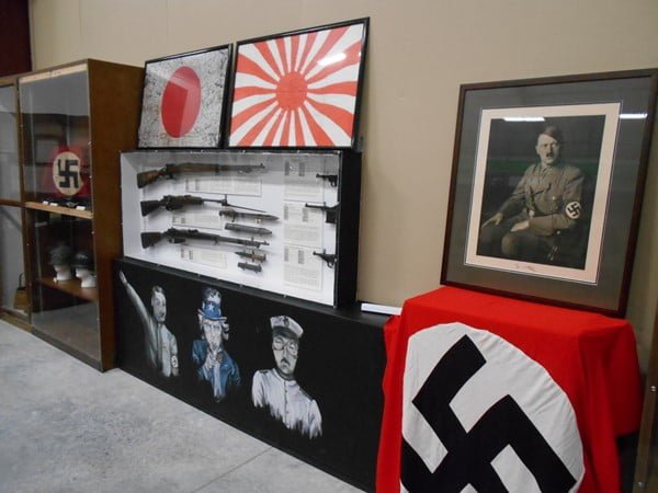 Hitler display at Camp Gordan Johnston Museum