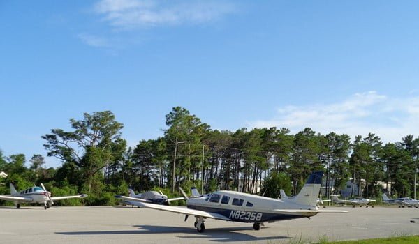 Plane at the Carrabelle airport