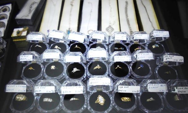 Ring Display at Martin's House of Coins
