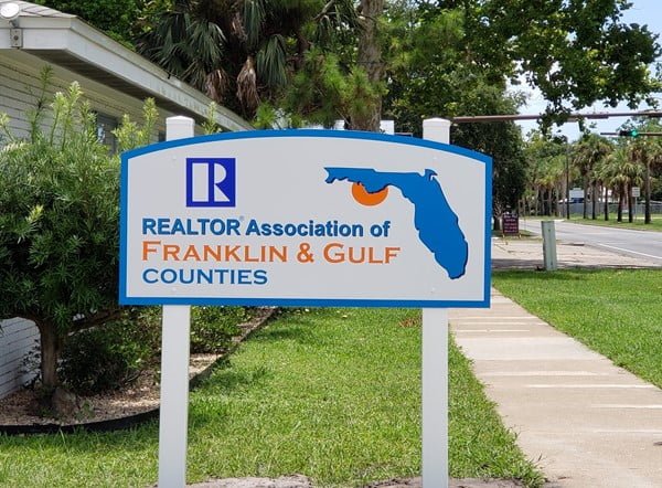 Sign Realtor Association of Franklin & Gulf Counties