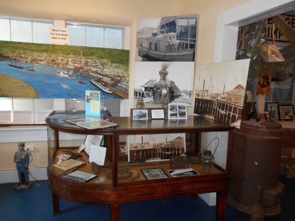 Staemboat display at Carrabelle History Museum
