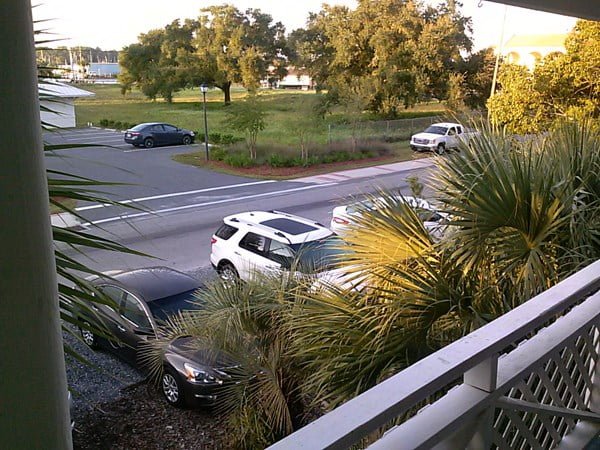 View from porch of The Old Carrabelle Hotel