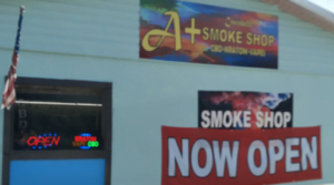 A+ Smoke Shop front