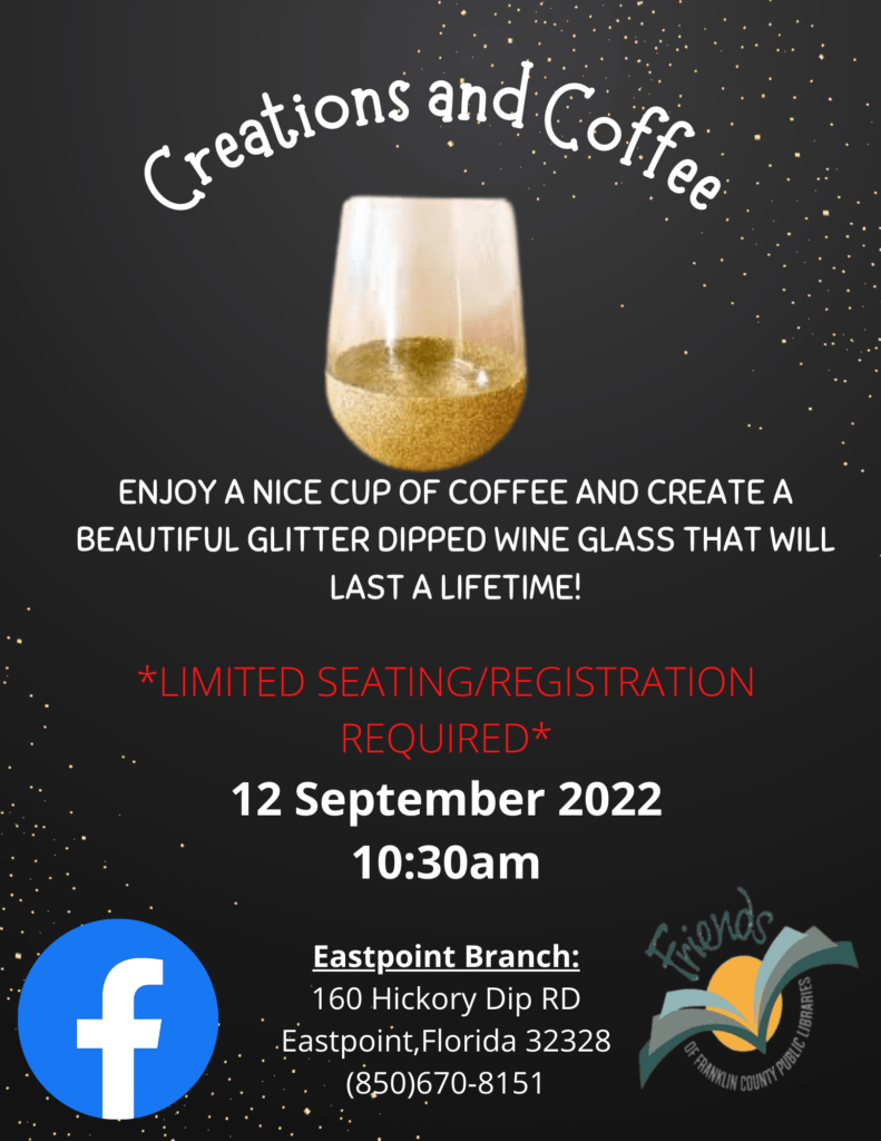 Sept 12 Creations and Coffee flyer