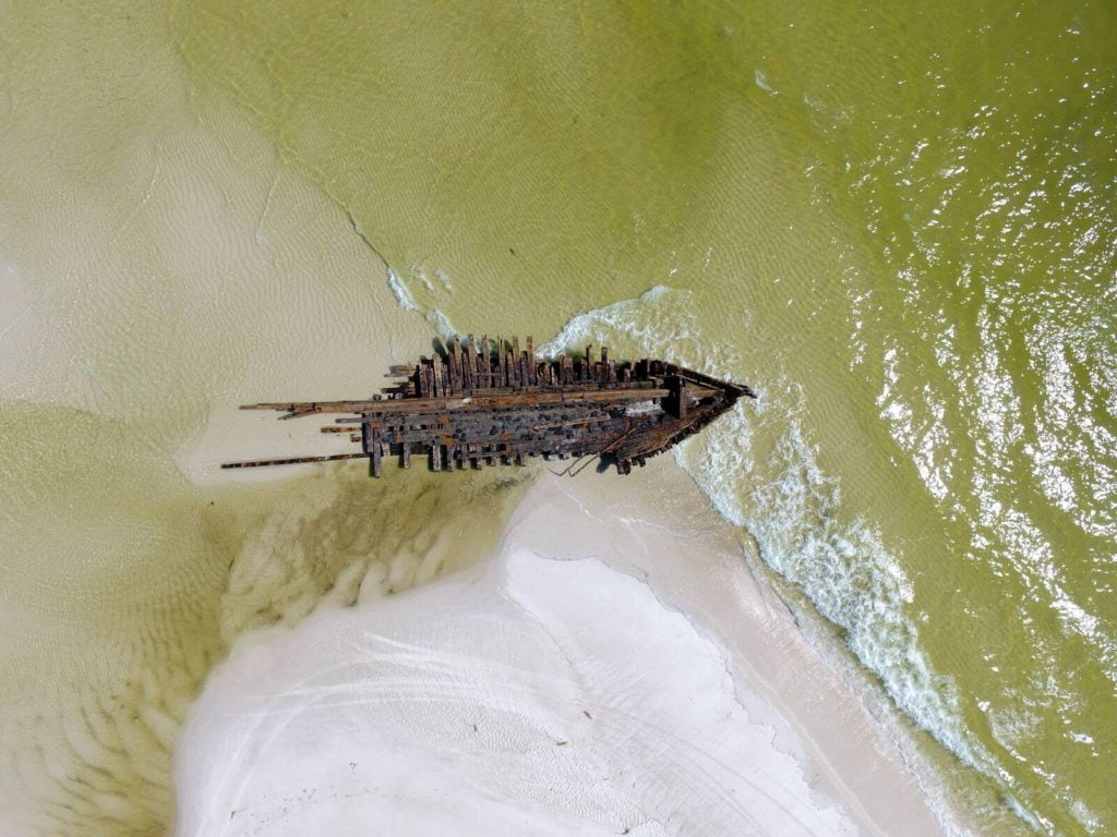 Shipwreck on Dog Island