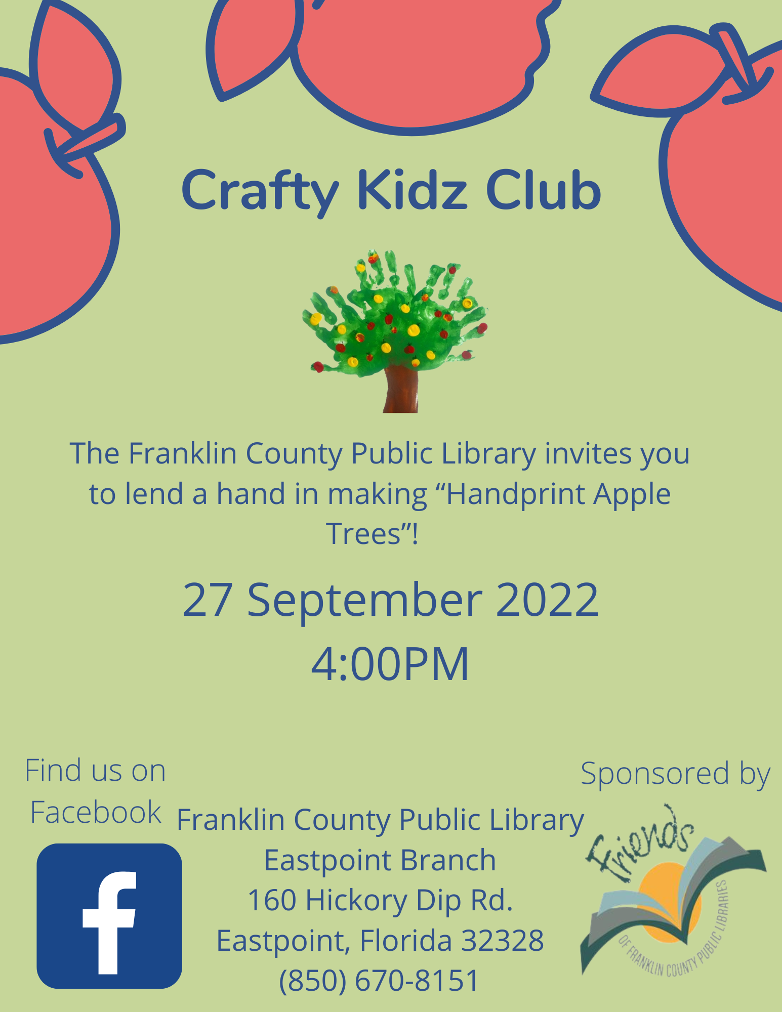 Crafty Kidz Club Apple Tree Flyer