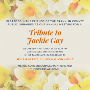 Jackie Gay Tribute Invitation