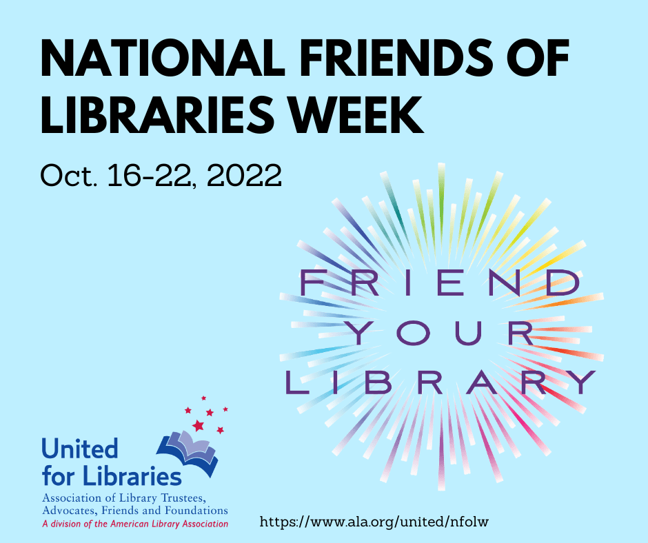 Friends of Libraries Week Flyer