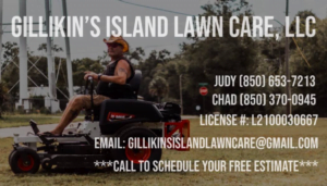 gillikins island lawn care flyer