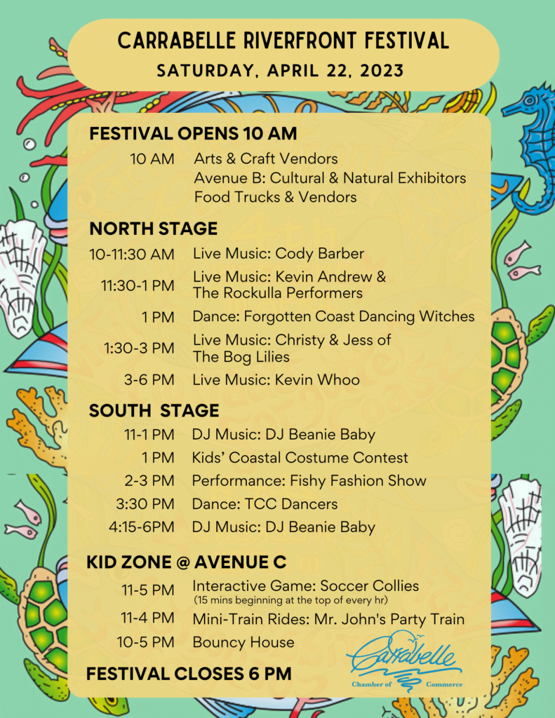 Schedule of events flyer