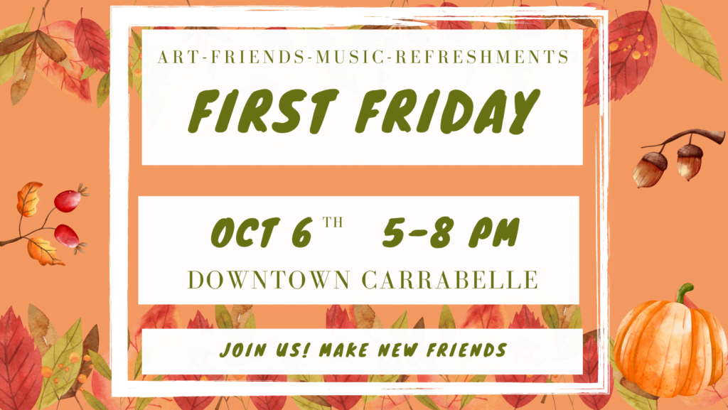 Community Oct First Friday flyer