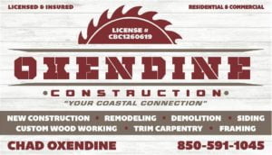 Business Card for Oxendine Construction