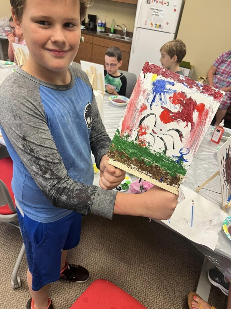 1 boy painting FOL Library 1 boy painting FOL Library