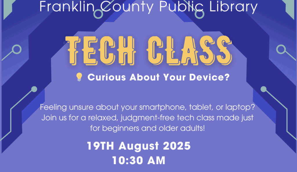 Tech Class Eastpoint August 2025 Flyer crop