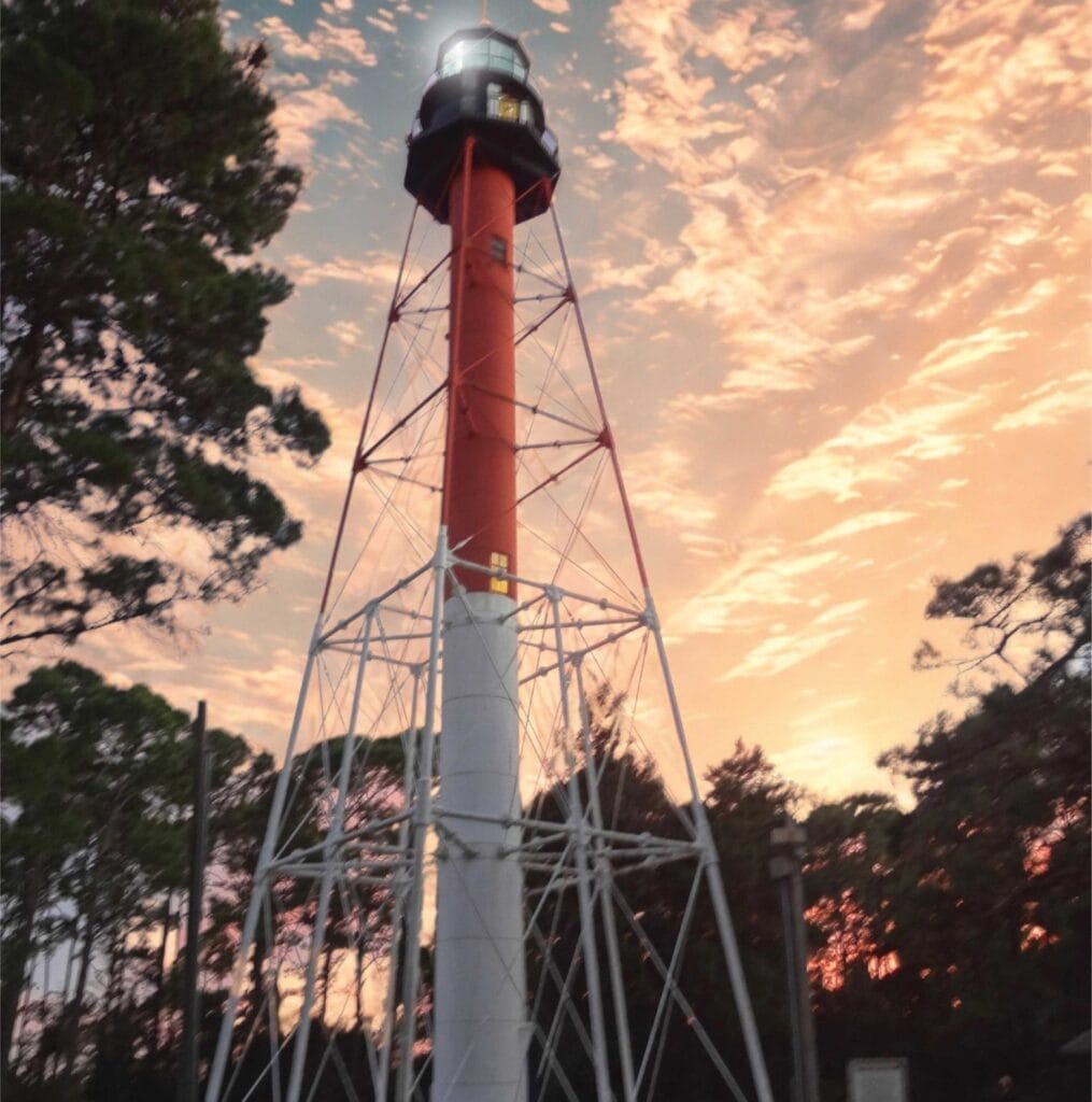 CRL Twilight Moon square lighthouse